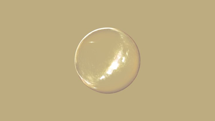 Glass Sphere. 3D Model