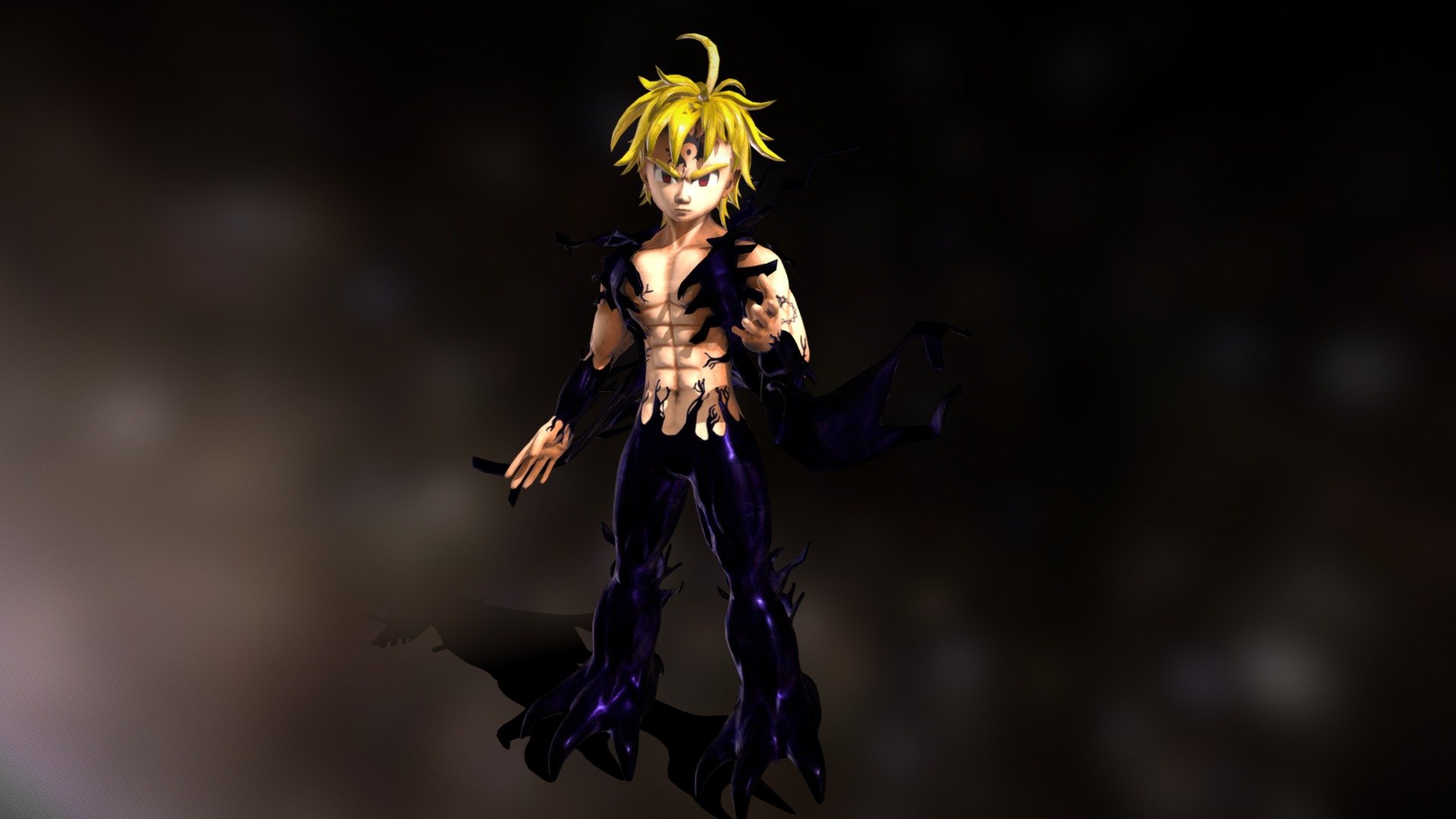 Meliodas 7 pecados capitales - 3D model by Krlts (@Krlts) [4f650aa]