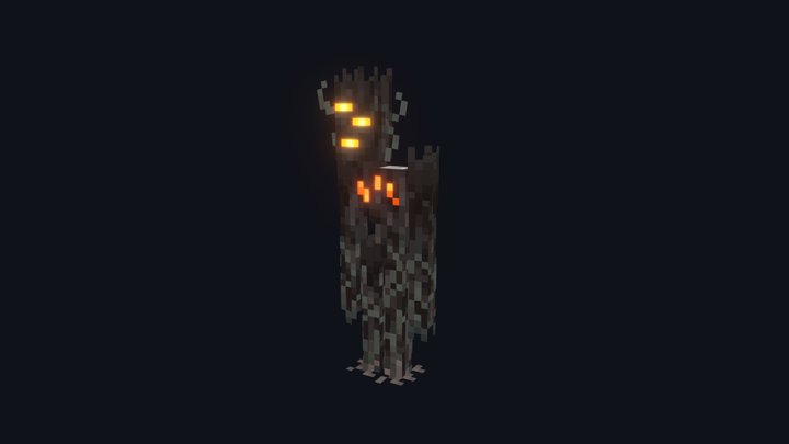 MINECRAFT-Creaking 3D Model