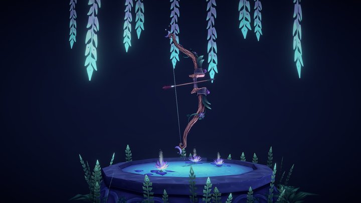 Moonstone Bow 3D Model