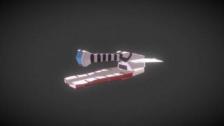 Staple Space Ship 3D Model