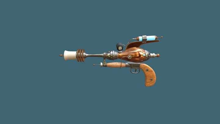 Blaster Pistol 3D Model