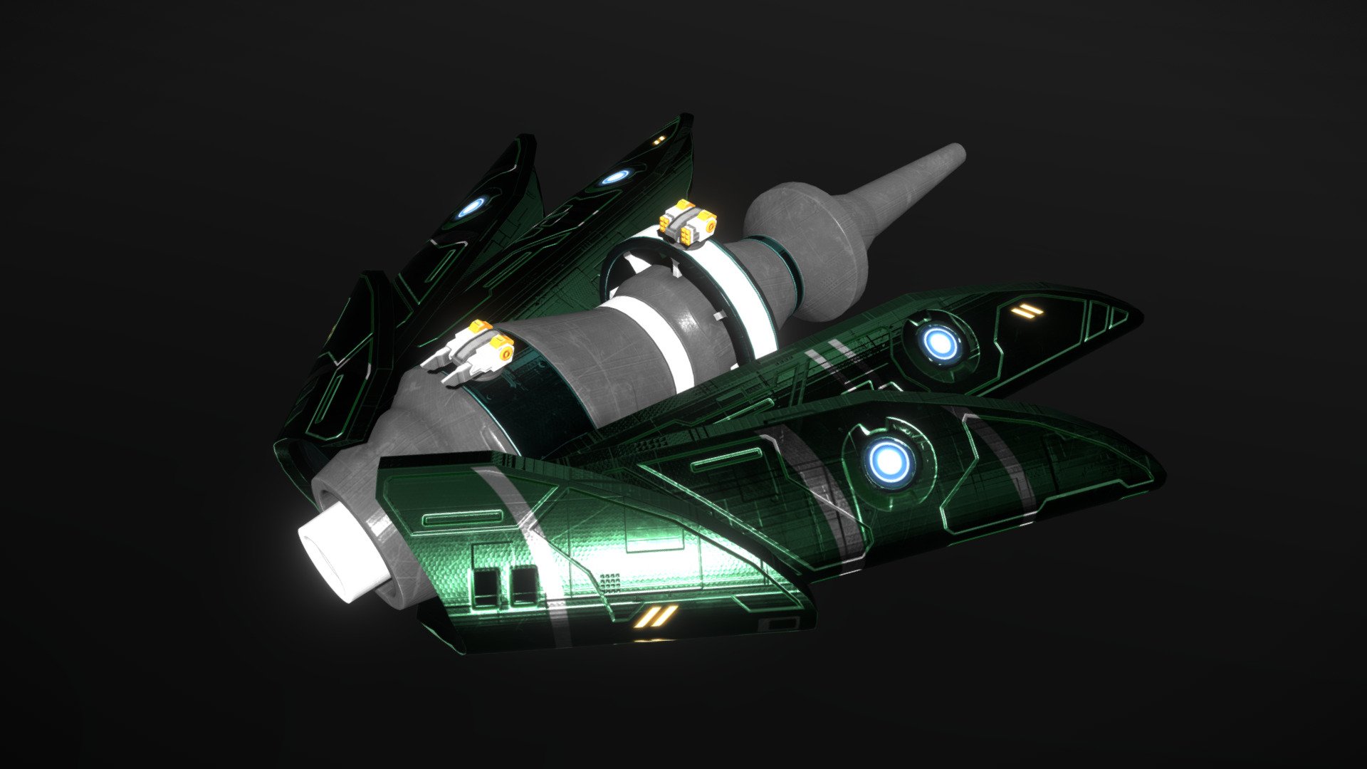 Ankla Alien Frigate A - Buy Royalty Free 3D Model By MSGDI [4f68394 ...