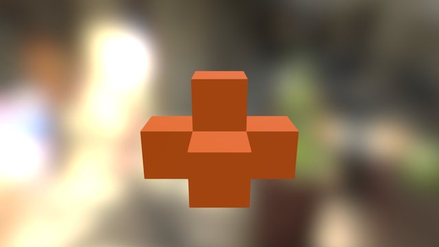 Orange Piece 3D Model