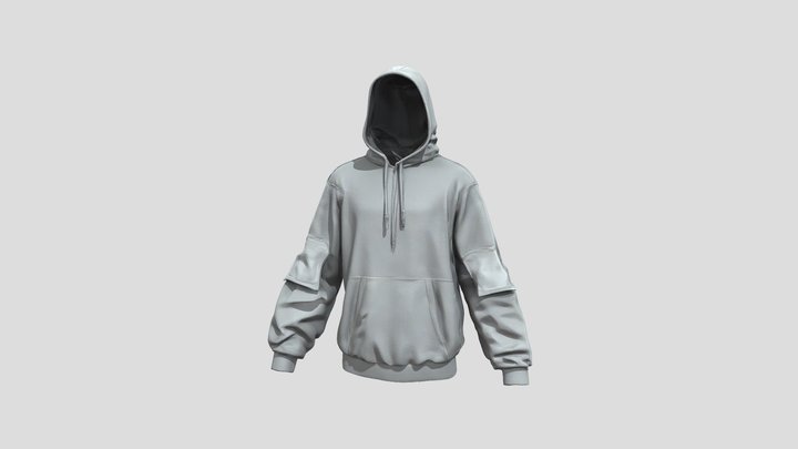 Oversized hoodie 3D Model