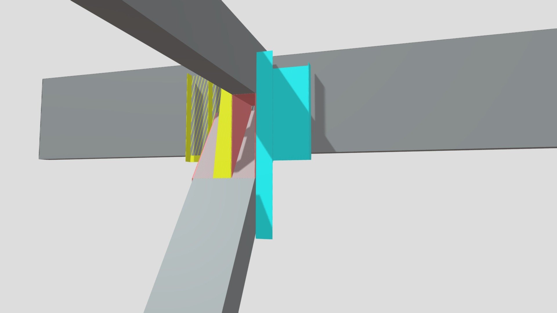 Modelo 3D Reforço - Pilar Inclinado