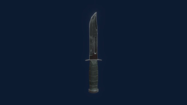 Knife 3D Model