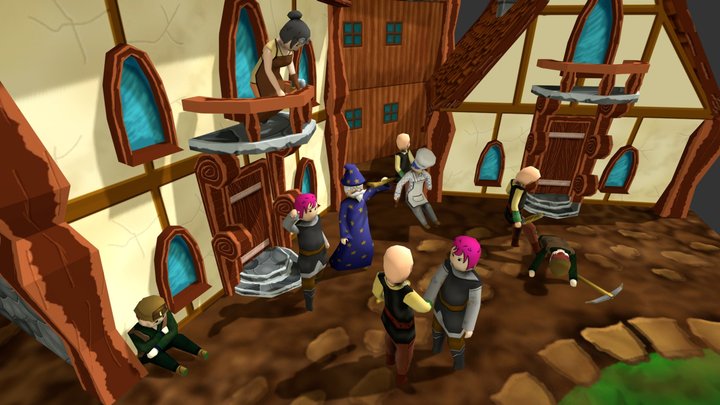 All the Kings Men. 3D Model