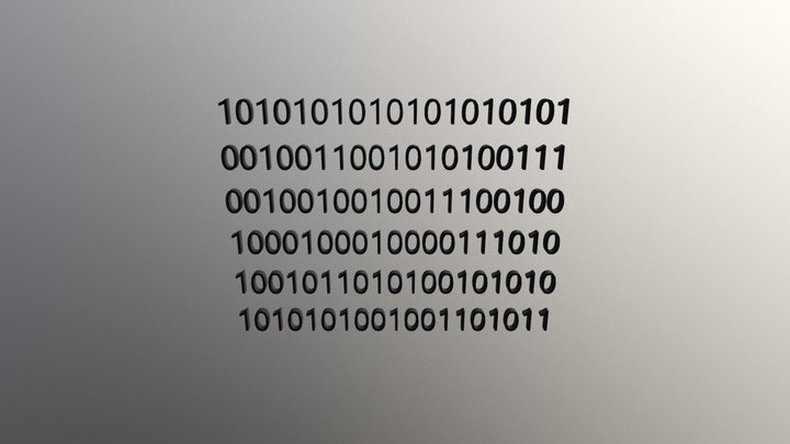 Binarycode 3D Model