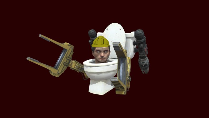 Forklift Skibidi Toilet Remake 3D Model