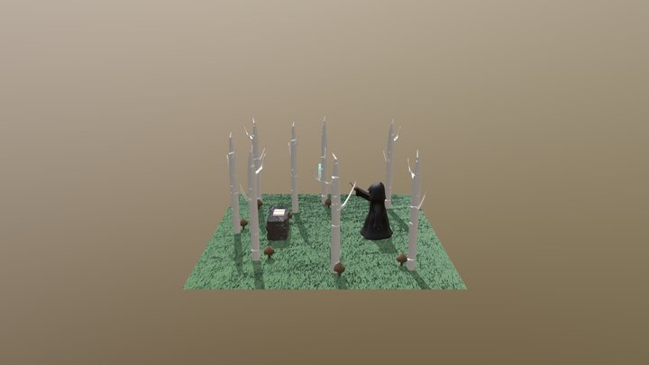 Monster Garden 3D Model