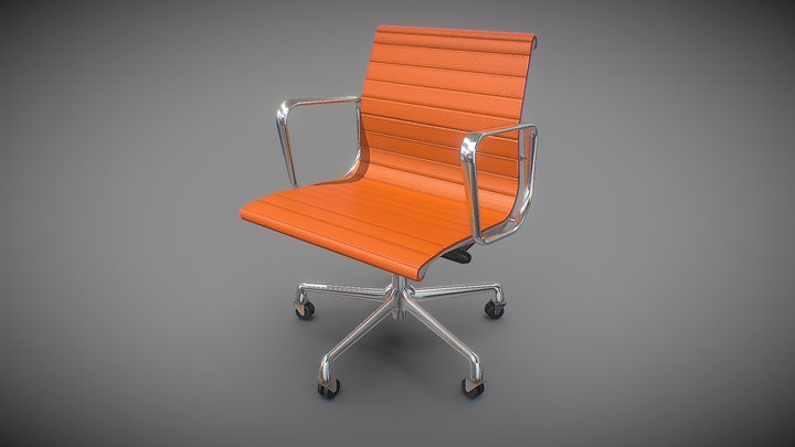 Herman Miller - Eames Aluminum Chair 3D Model