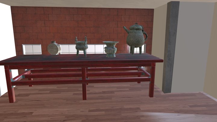 Jennifer's Bronze Room 3D Model