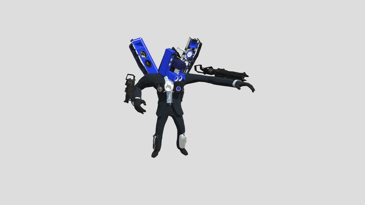 TITAN PROTOTIPO MEJORADO DE SKIBIDI SECRET 3D Model