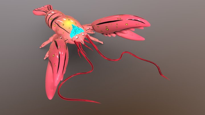 Lobster  “Atmosfear” 3D Model