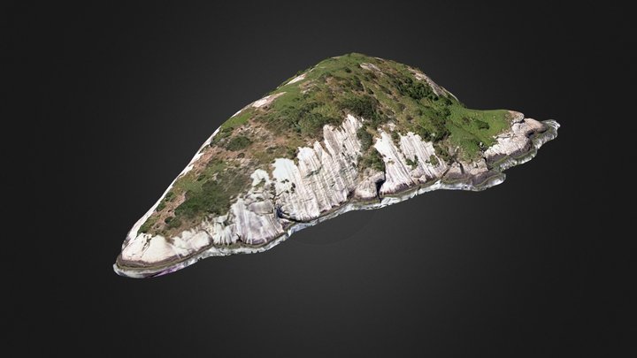 Cagarra Island (MoNa Ilhas Cagarras) 3D Model