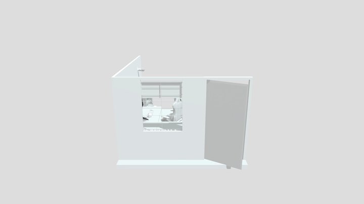 Room with assets_c4d 3D Model