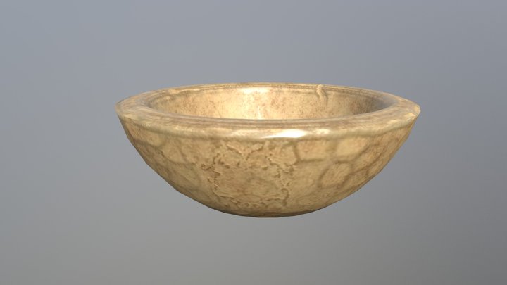 Stylised Bowl 3D Model