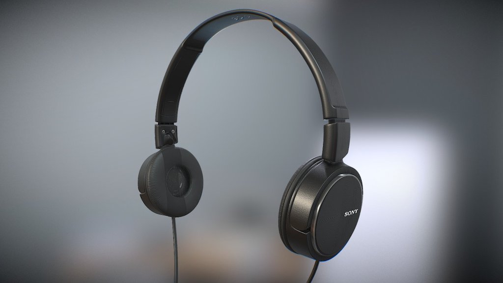 Sony Mdr Zx310 Bk 3d Model By Exo S 4f6e76e Sketchfab 7443