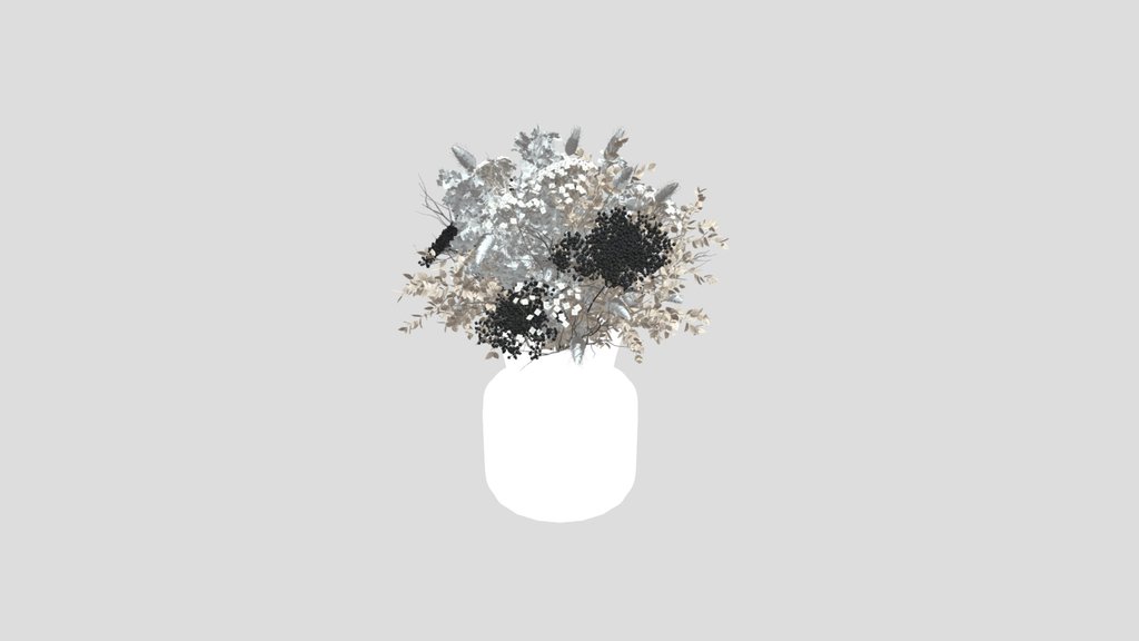 Dried Floral Vase Arrangement