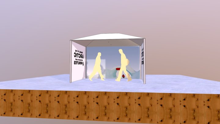 tent no wall bg 3D Model