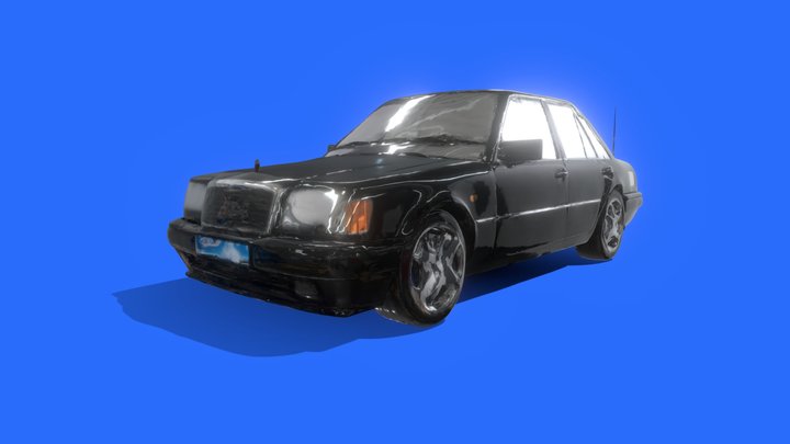 Mercedes w124 3D Model