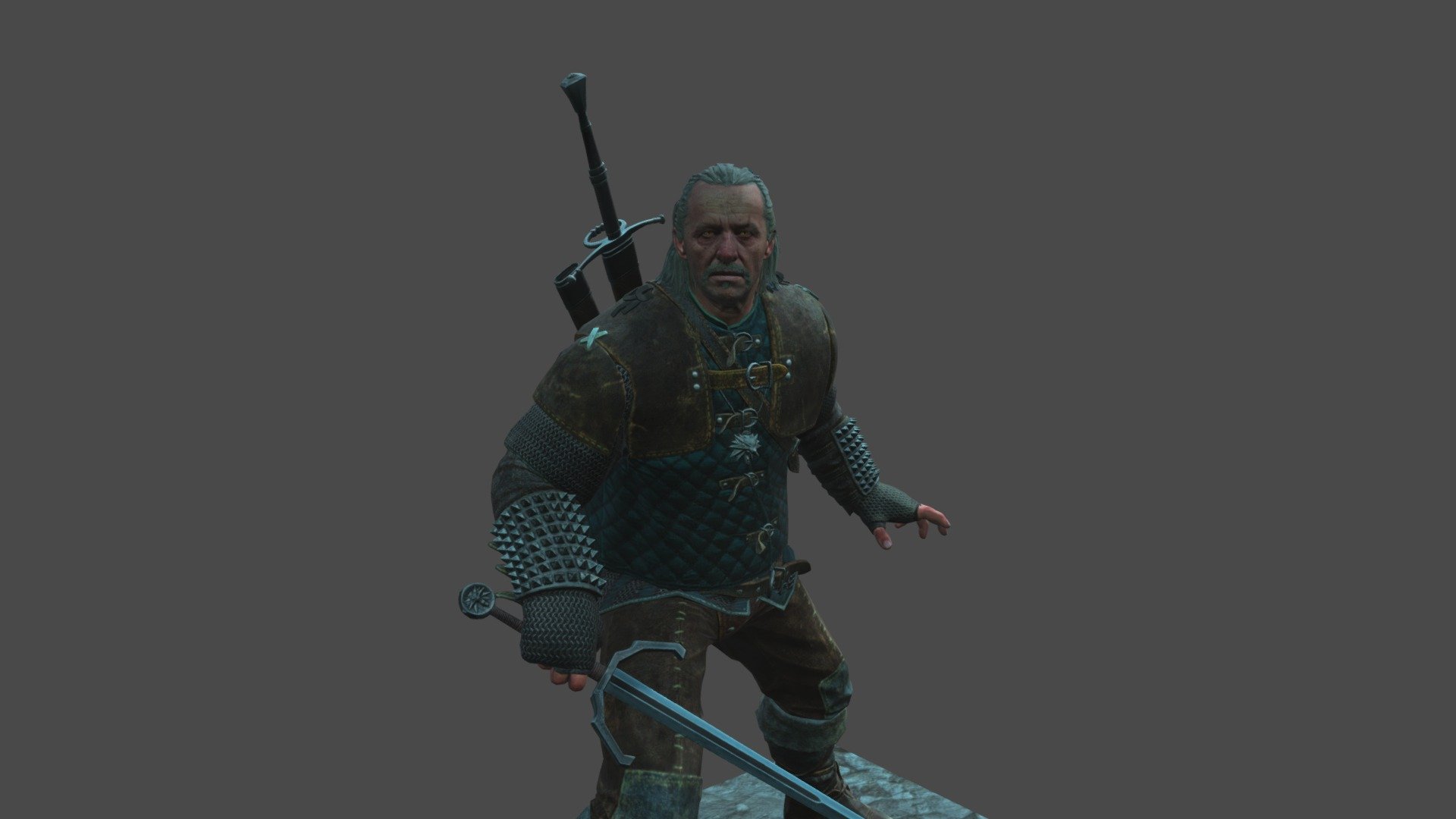 Witcher - Vesemir - 3D model by chwiejak [4f7008e] - Sketchfab