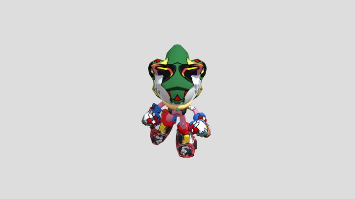 animations-sonic-sonic-runners-adventure-model 3D Model