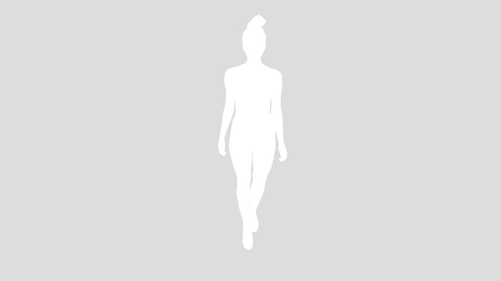 Woman In Underwear Walking
