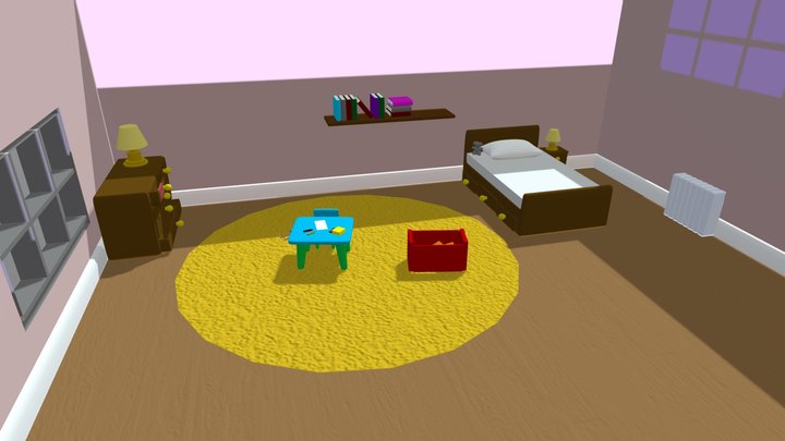 Child's Bedroom 3D Model