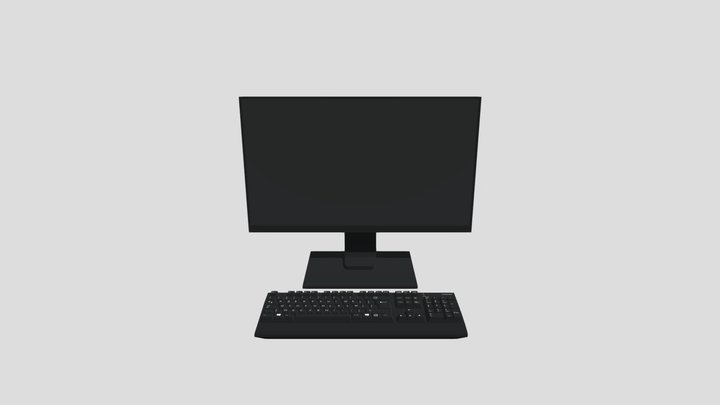 ecran clavier 3D Model