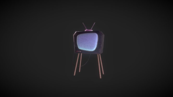 Old Tv 3D Model