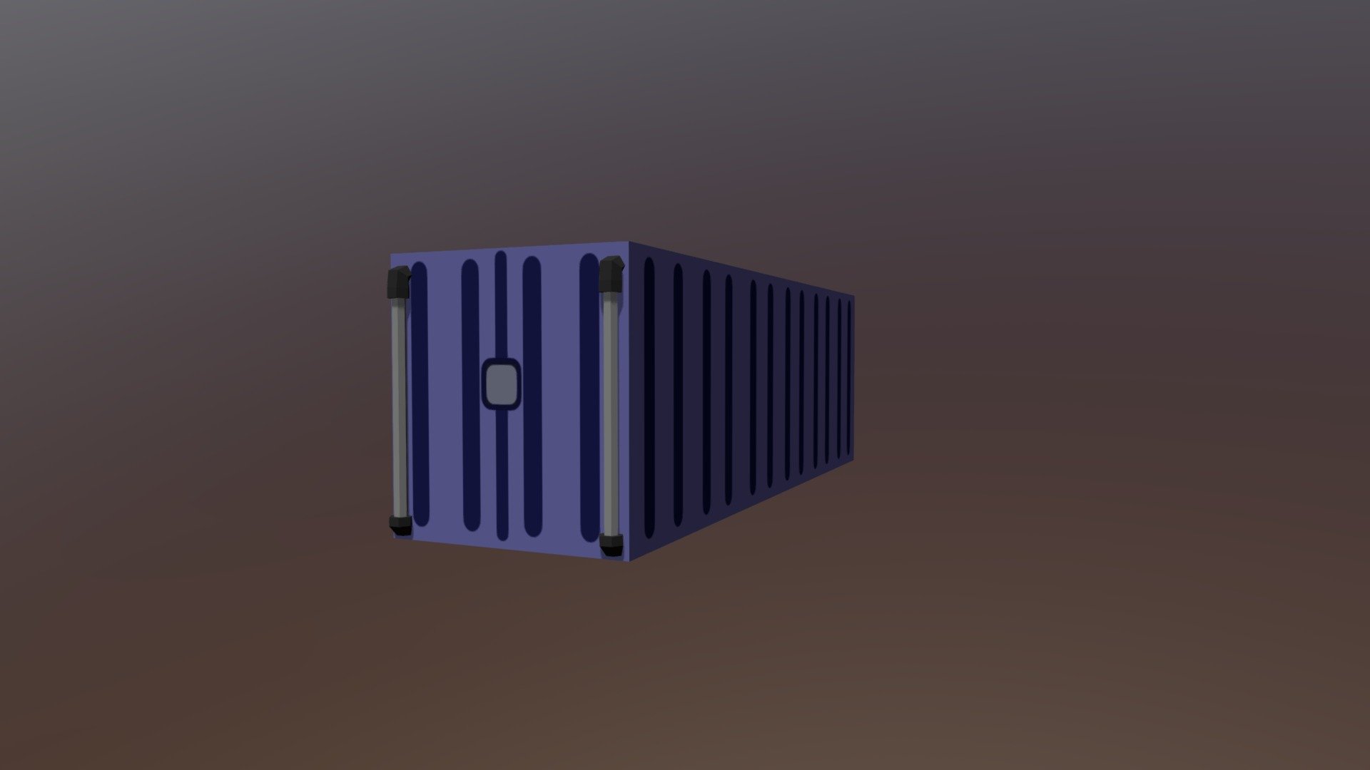 Shipping Container Blue