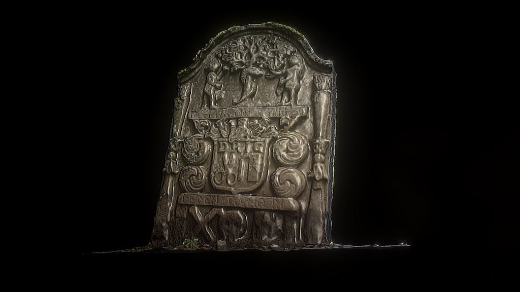 Headstone in Lundie Church Yard, Scotland
