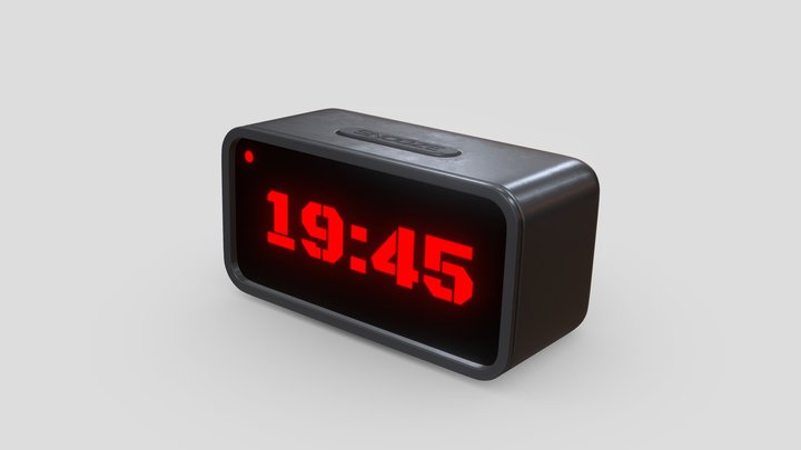 Alarm Clock 3D Model