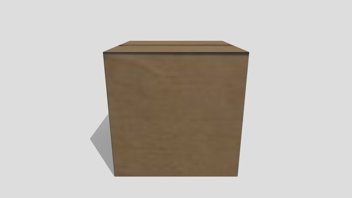 Caja Carton 3D Model