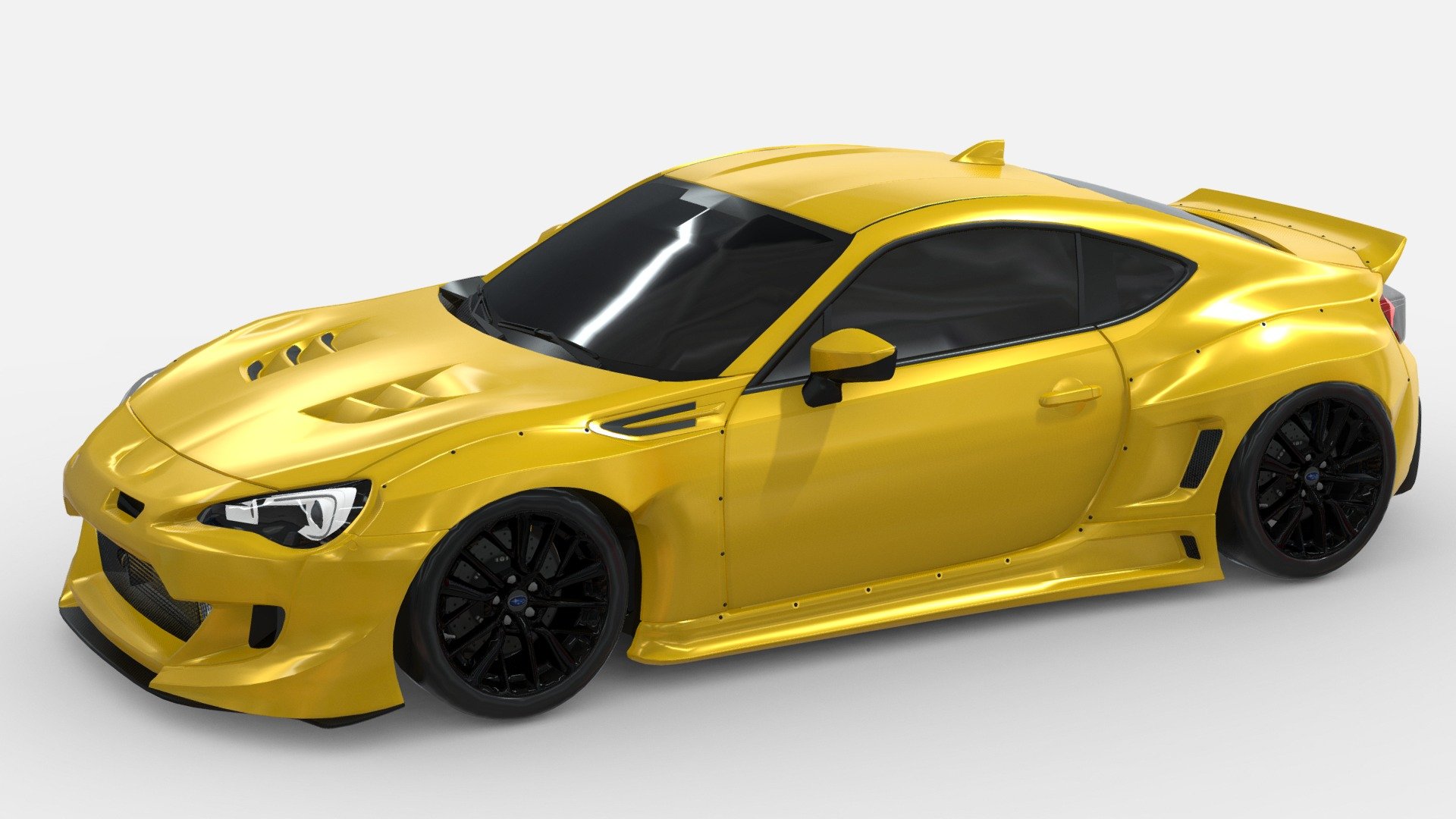 3d model Subaru BRZ VR Ready - 3D model by zizian [4f7485b] - Sketchfab