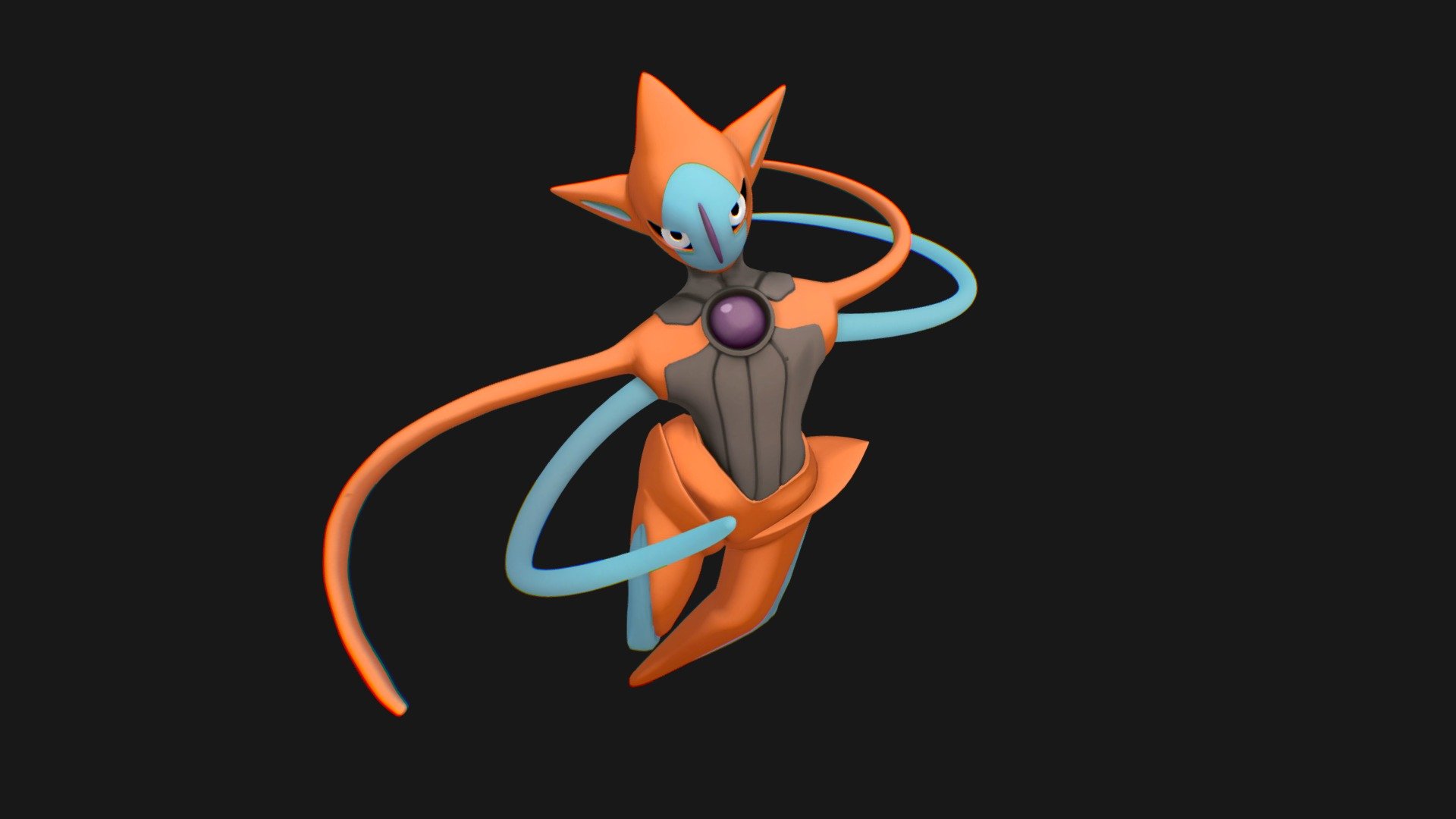 Pokemon Deoxys - Alien - Download Free 3D model by kuayarts [4f748cb ...