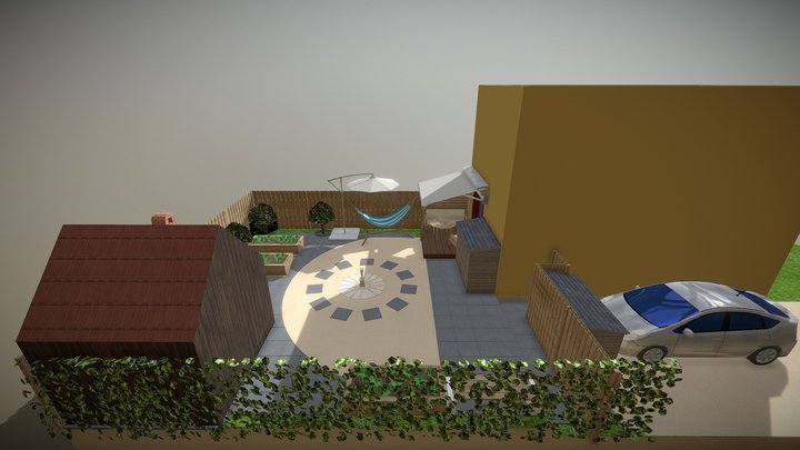 39 Kingsland Square_Garden Transformation 3D Model