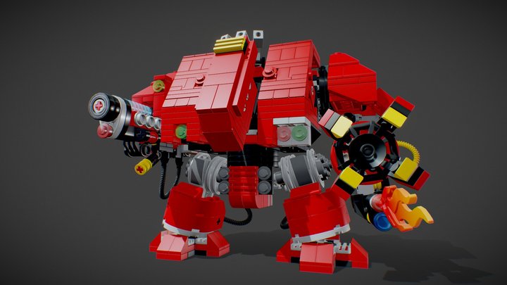 Lego Dreadnought 3D Model