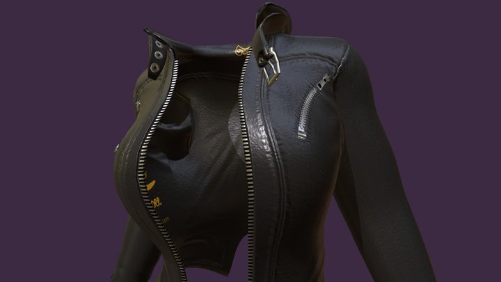 Leather Jacket 3D Model