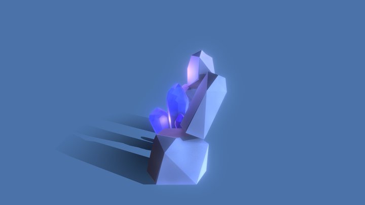 Crystal Cave 3D Model