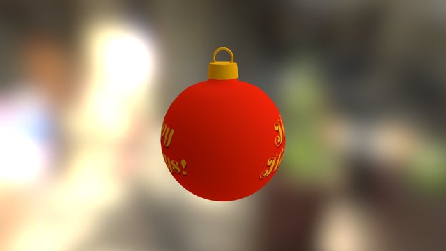 Final - Christmas Ornament 3D Model