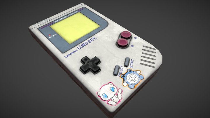 Gameboy 3D Model