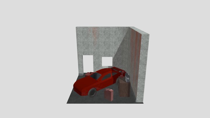 Auto Repair Shop 3D Model