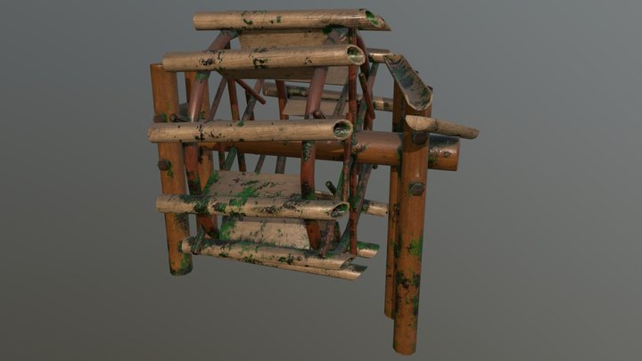 Water Mill (Mid_Poly) 3D Model