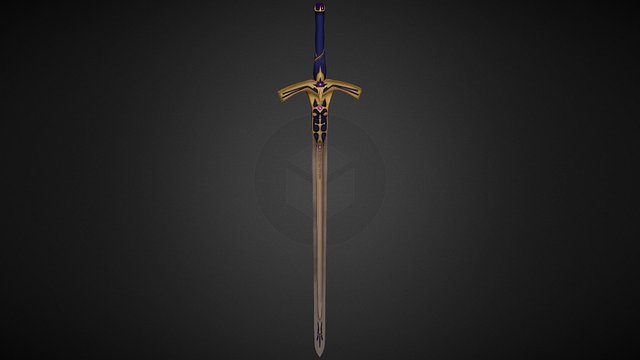 Fate Stay Night Excalibur 3D Model