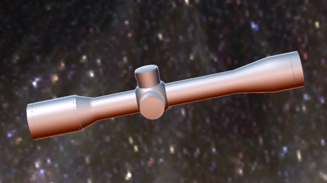 Hawke 4x32 Scope 3D Model