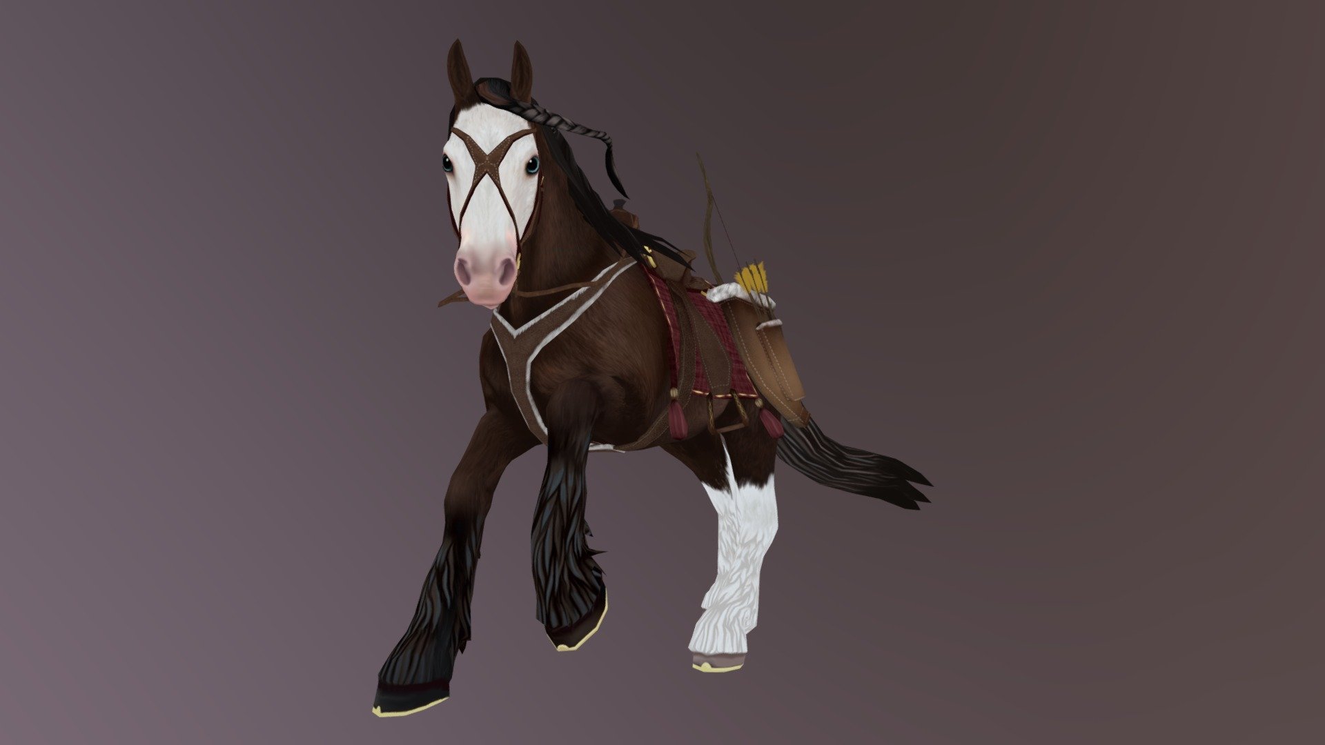 Shire Horse Mounted Archery