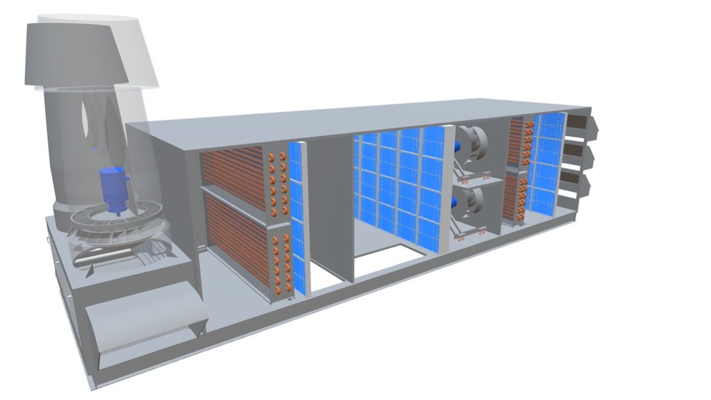 AHU WITH STROBIC EXHAUST - 3D model by Joshua Clark (@smuggly) [4f7ac82 ...